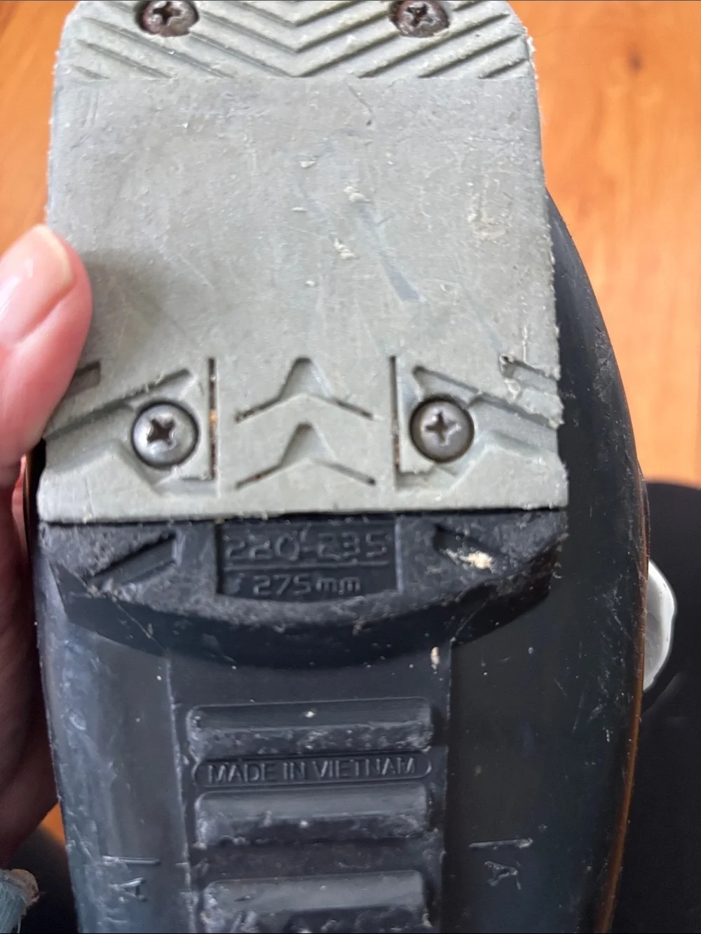 Nordica buckles sizing